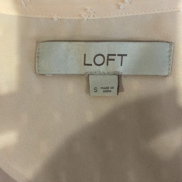 Loft Light Apricot Small Lined Blouse - Picture 8 of 9
